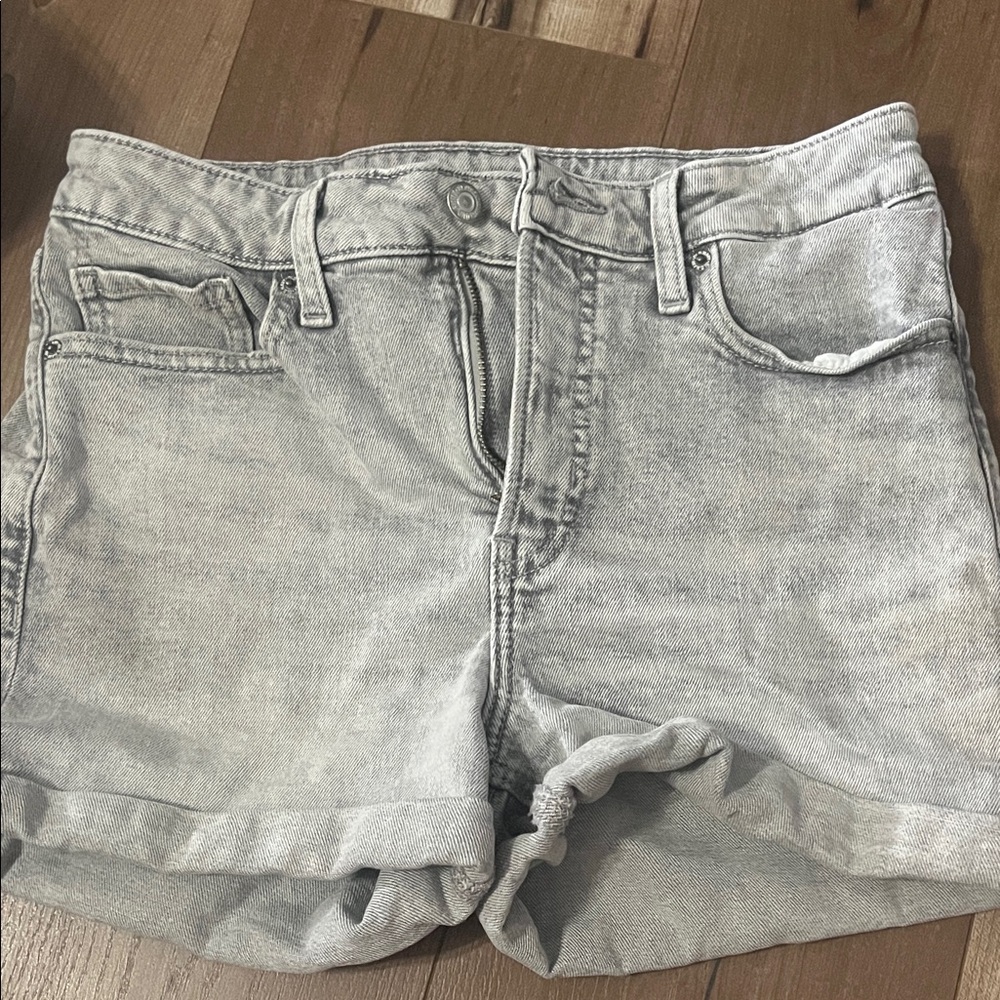 Old Navy Light Gray Jean Shorts